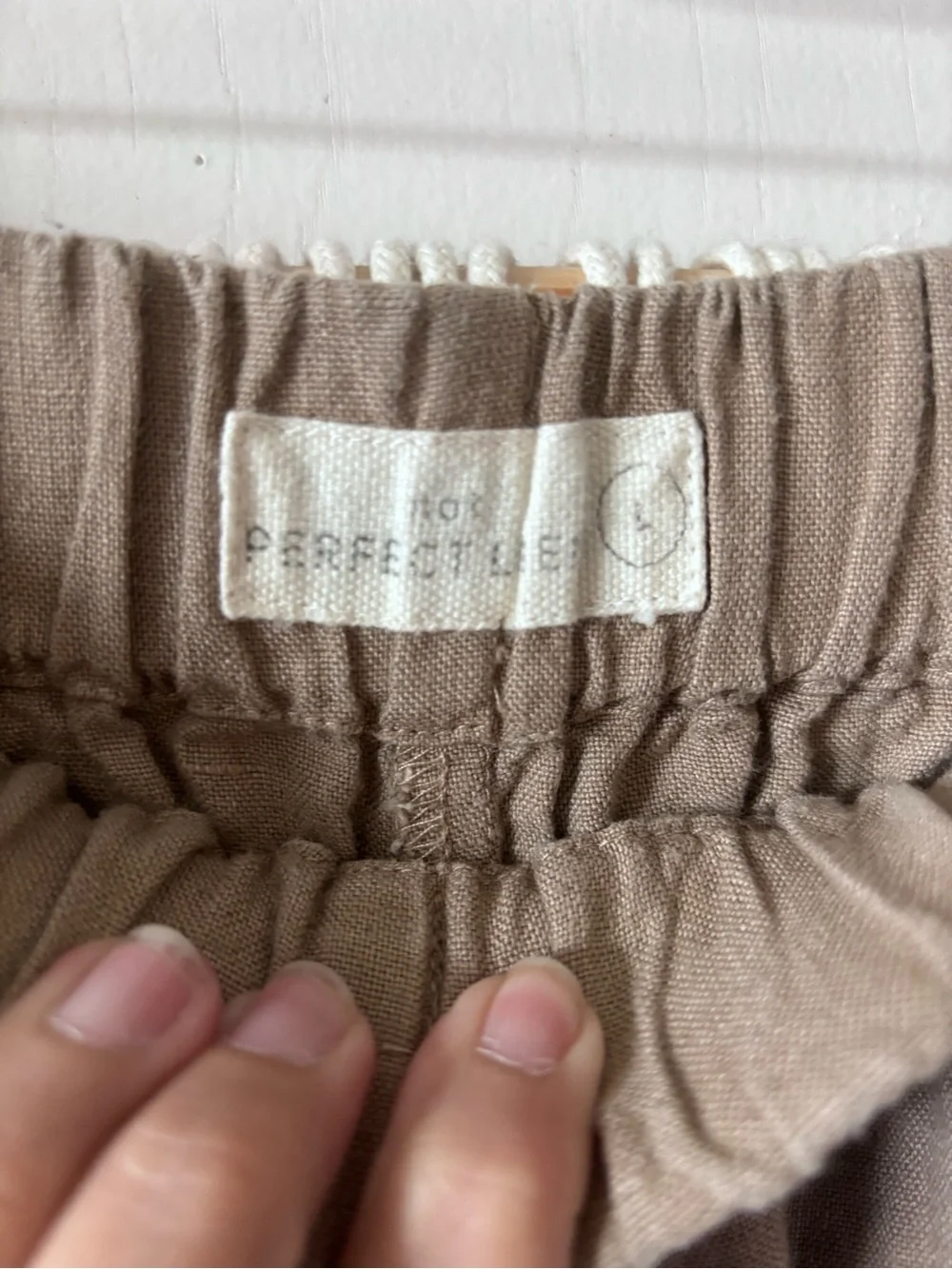 NPL taupe York midi pants Large - Picture 3 of 4